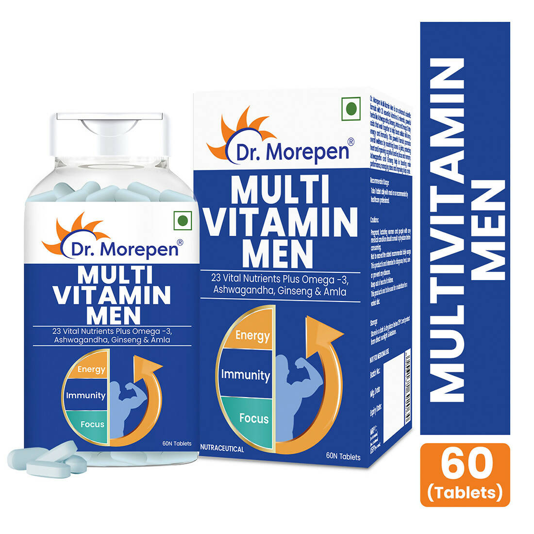 Dr. Morepen Gokshura & Multivitamin Men Tablets Combo 