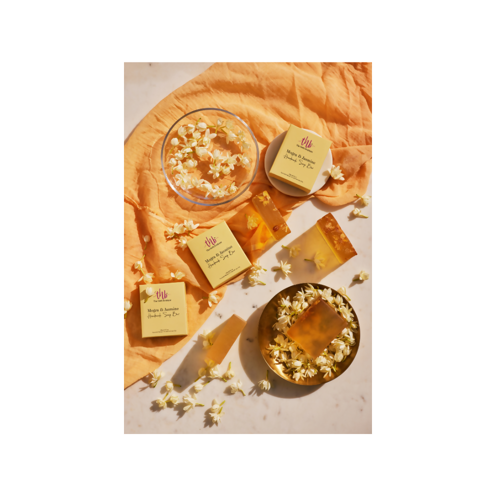 The Herb Boutique Mogra & Jasmine Glycerine Soap Bar - Grab2buy