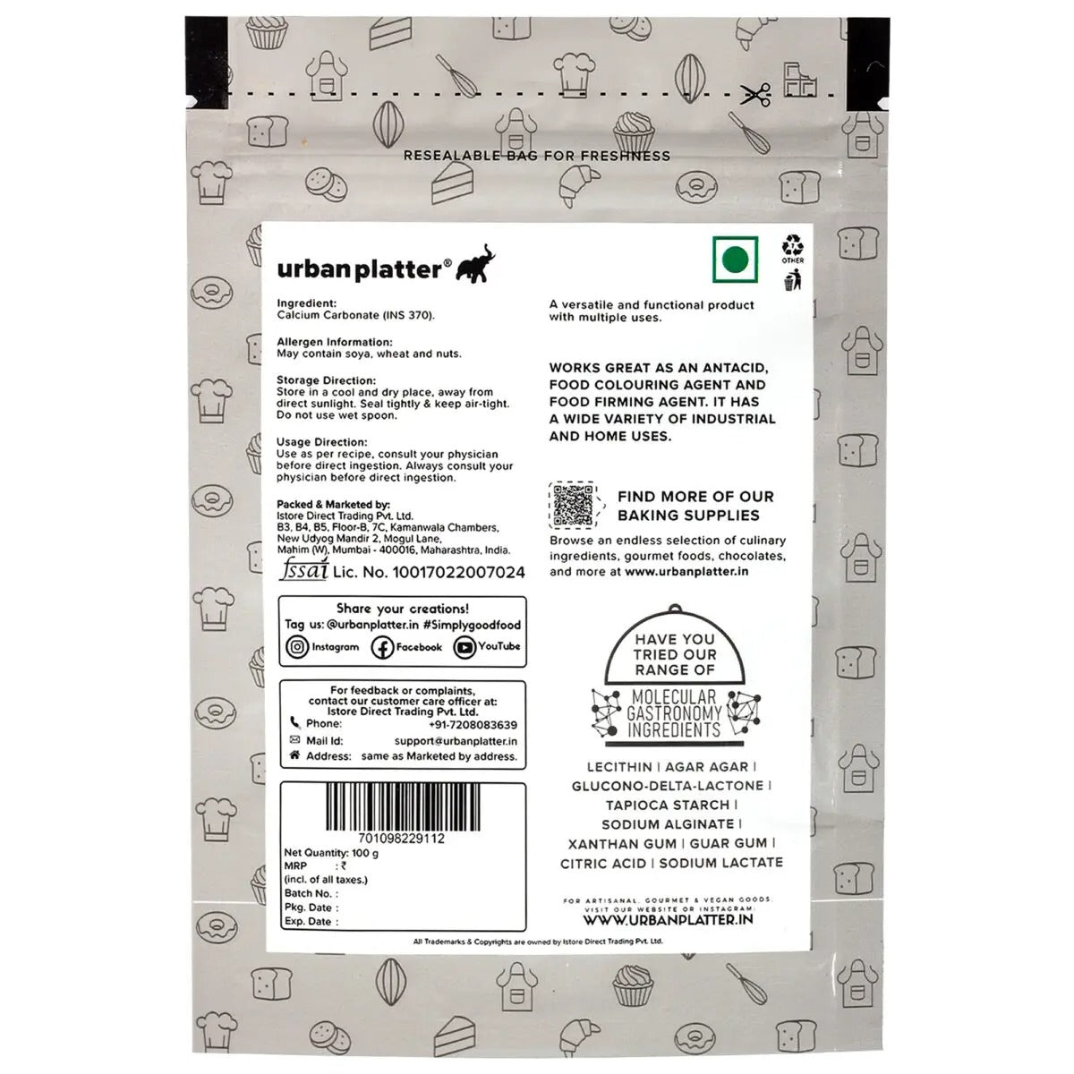 Urban Platter Calcium Carbonate Powder  Grab2Buy Urban Platter Grab2Buy