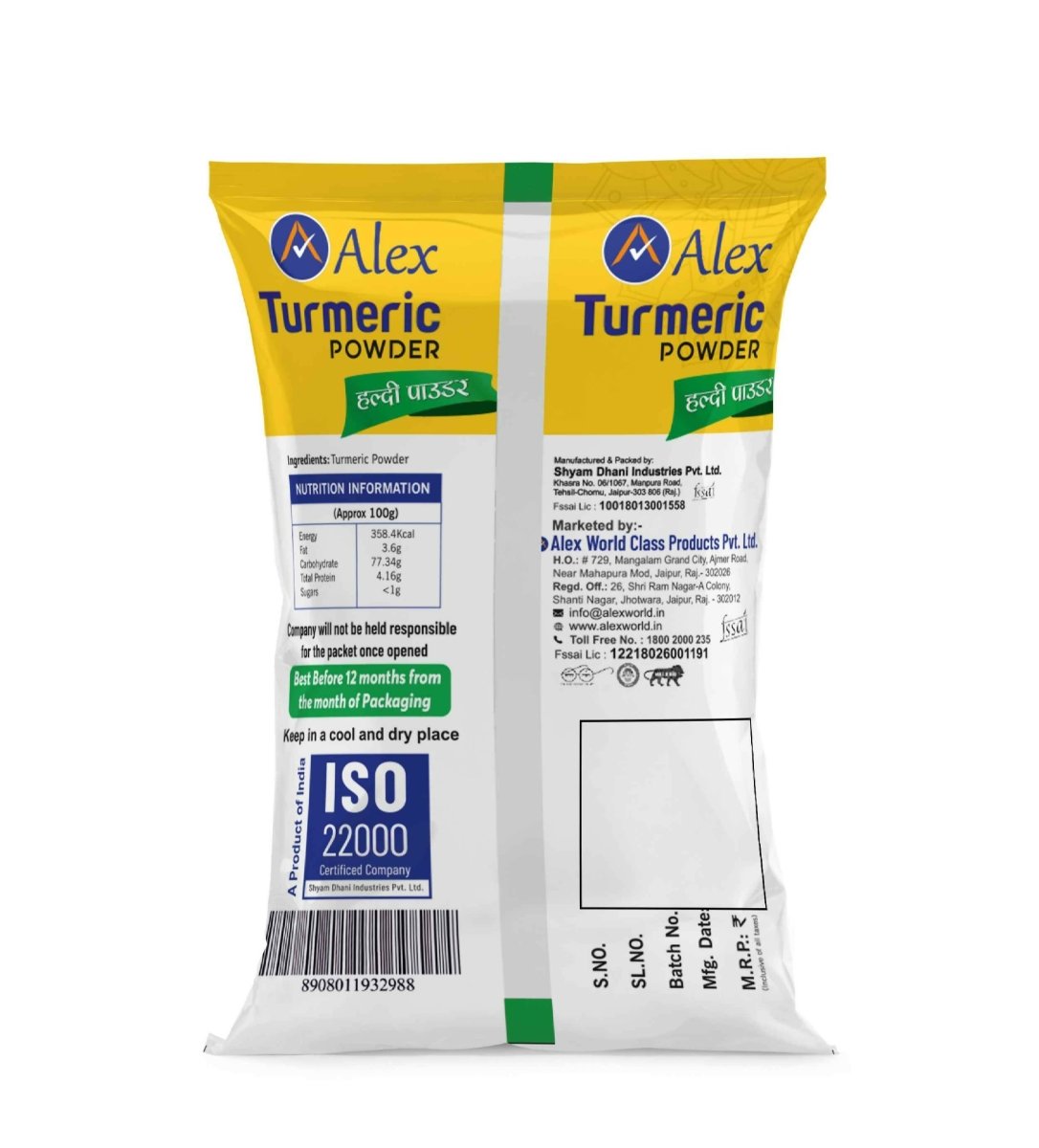 Alex Turmeric Powder - Grab2buy