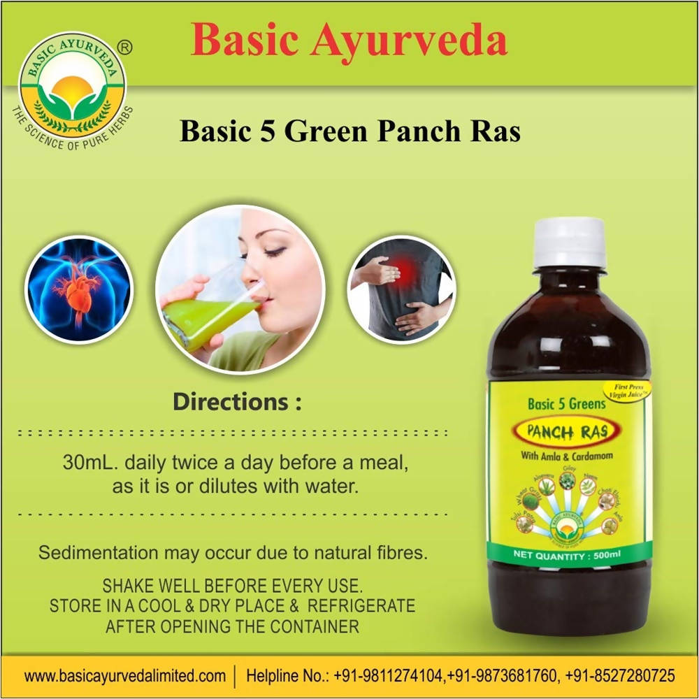 Basic Ayurveda Basic 5 Green Panch Ras 