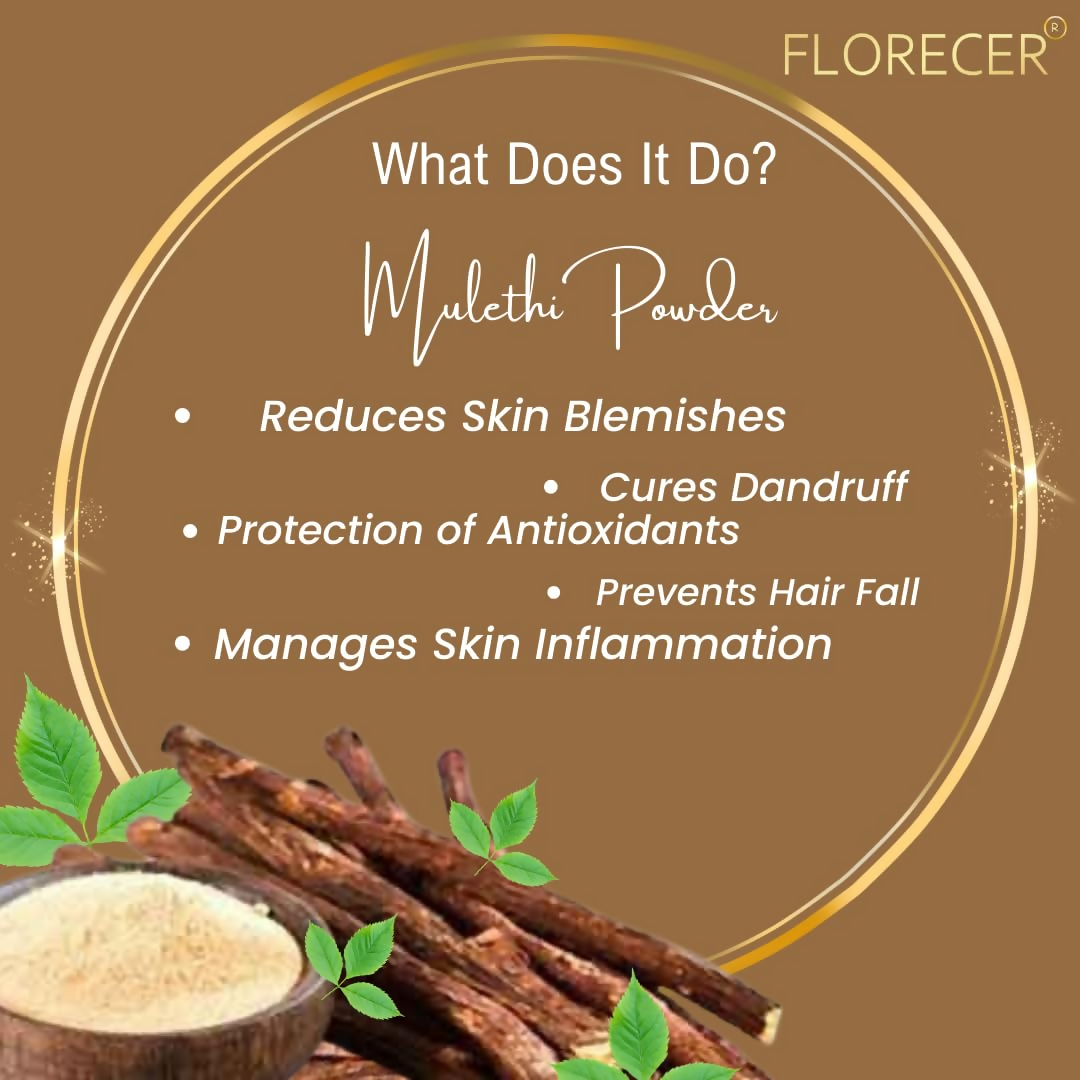 Florecer Mulethi Powder For Face 