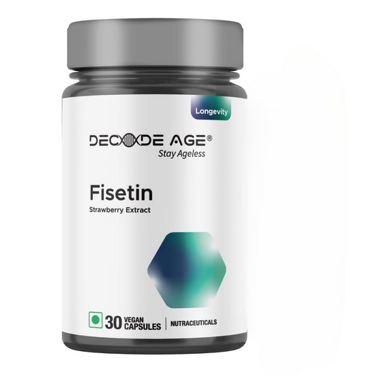 Decode Age 99% Pure Fisetin Capsules Genie India