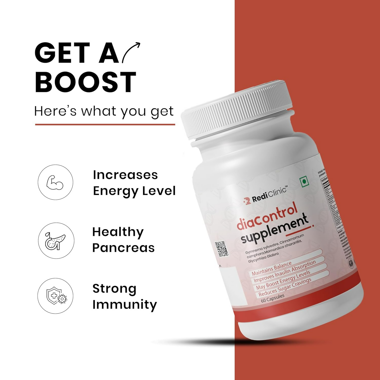 Redi Clinic Diacontrol Capsules 