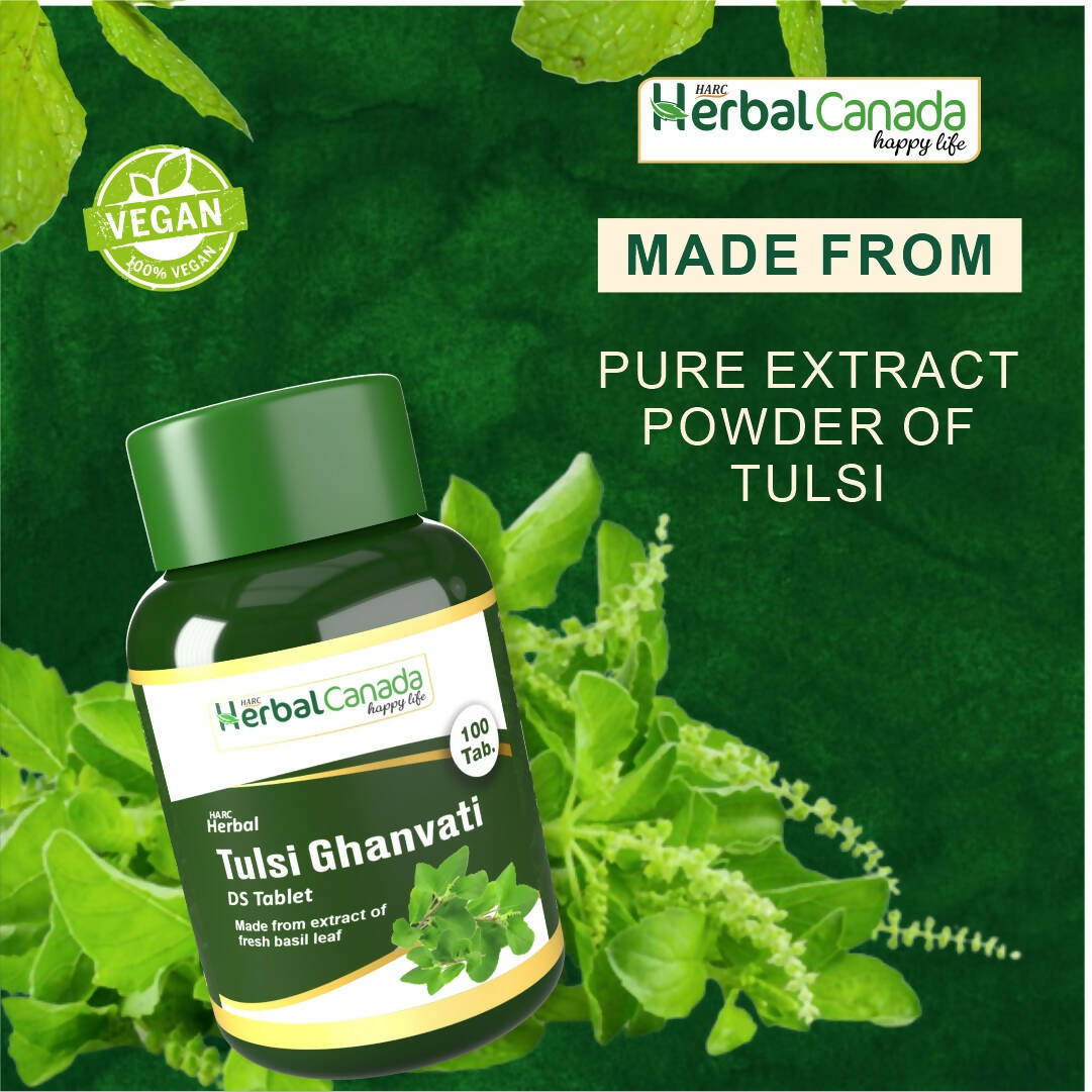 Herbal Canada Tulsi Ghanvati Tablets 