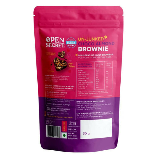 Open Secret Chocolate Almond Brownie Valentine Gifts - Grab2buy