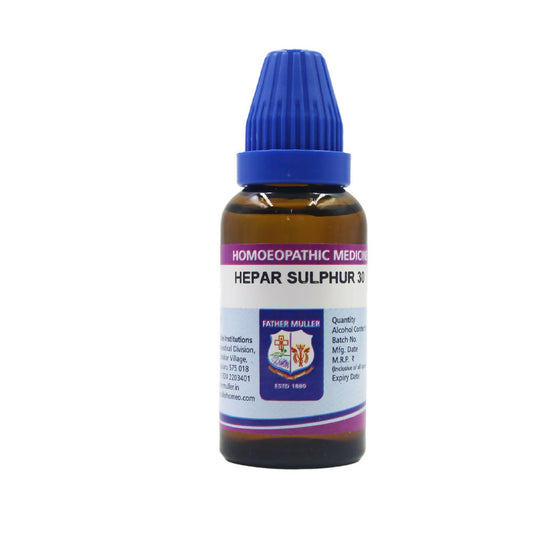 Father Muller Hepar Sulphur Dilution - Grab2buy