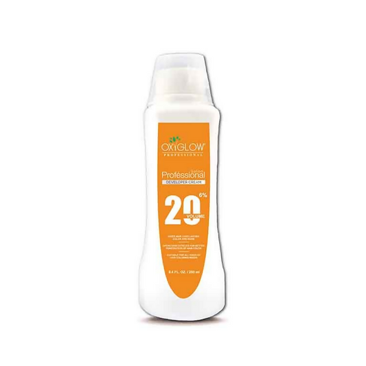 Oxyglow Herbals Professional Hair Color Developer - 20 Volume (6%) Orange 