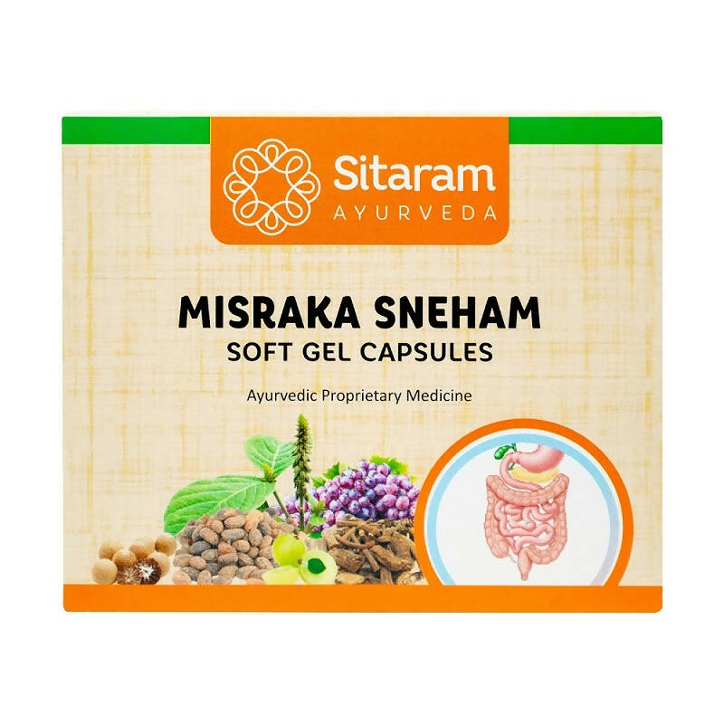 Sitaram Ayurveda Misraka Sneham Soft-Gel Capsules - Grab2buy