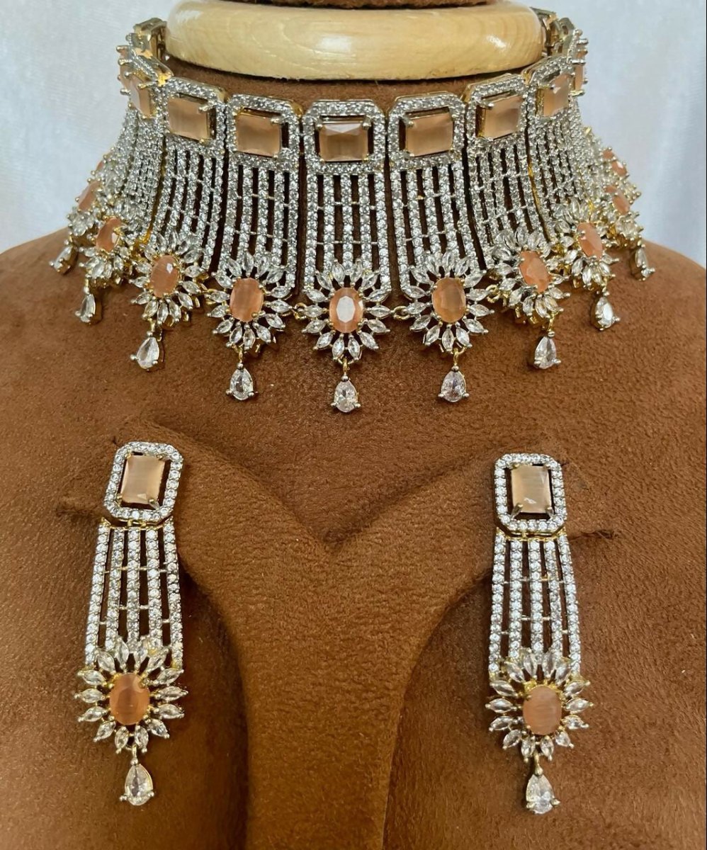 American Diamond Yellow Set By House of Ree House of Ree