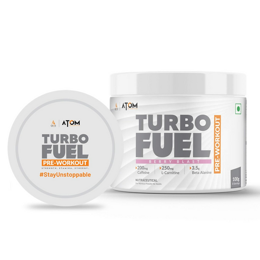 As-It-Is Atom Turbo Fuel Pre-Workout Formula Berry Blast Flavour 