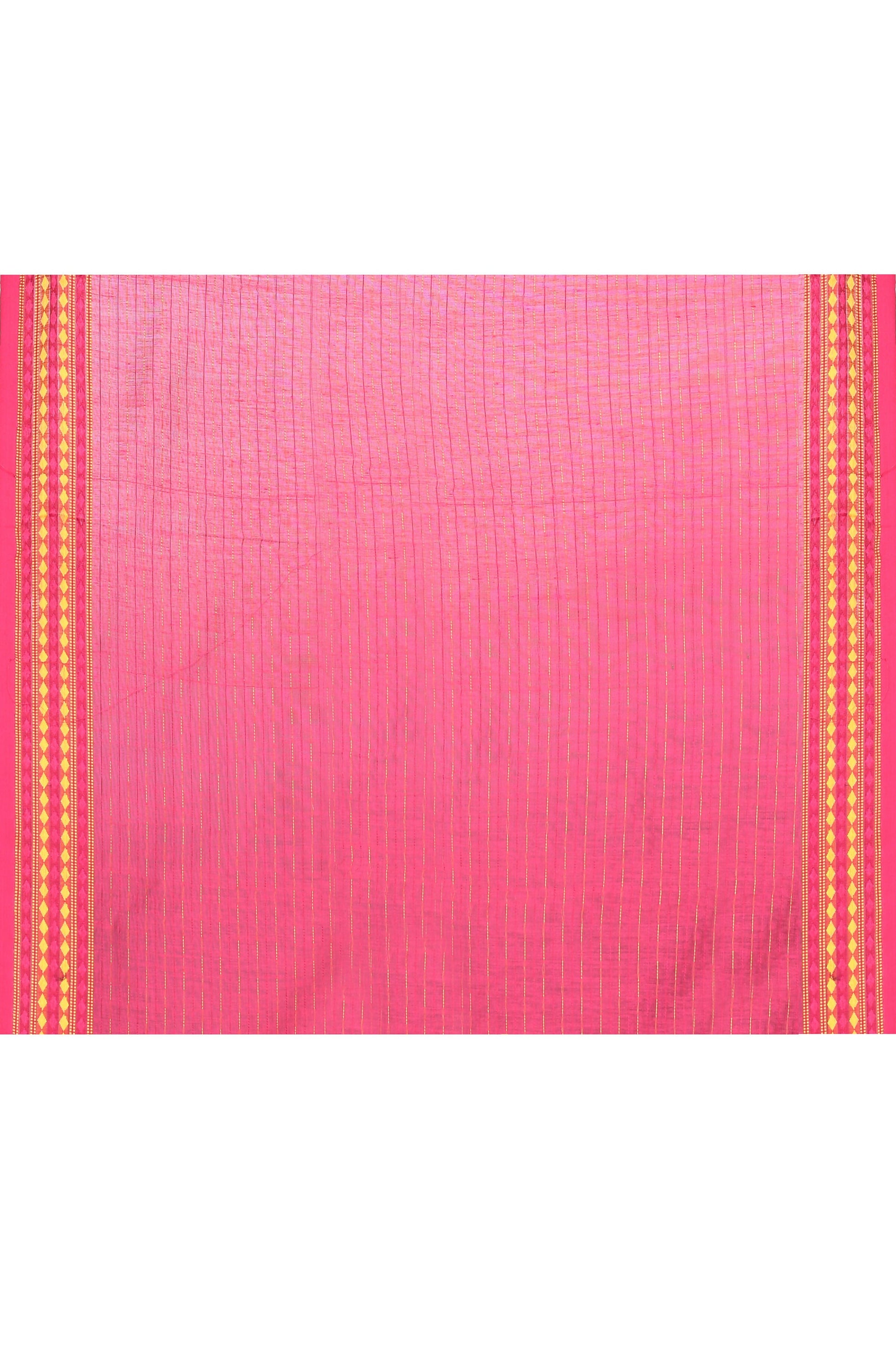 Piyari Fashion Women's Navy Blue Embellished Cotton Blend Jamdani Saree