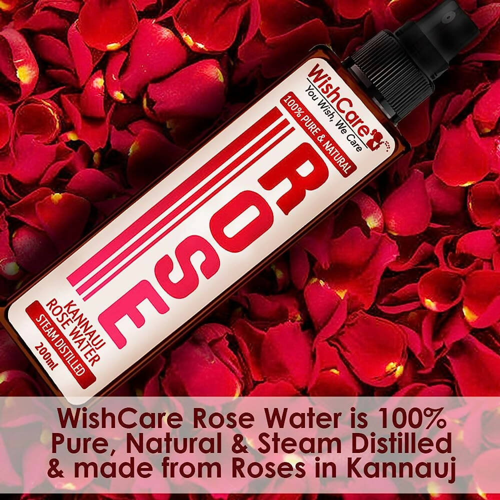 Wishcare 100% Pure & Natural Rose Water  Grab2Buy Wishcare Grab2Buy