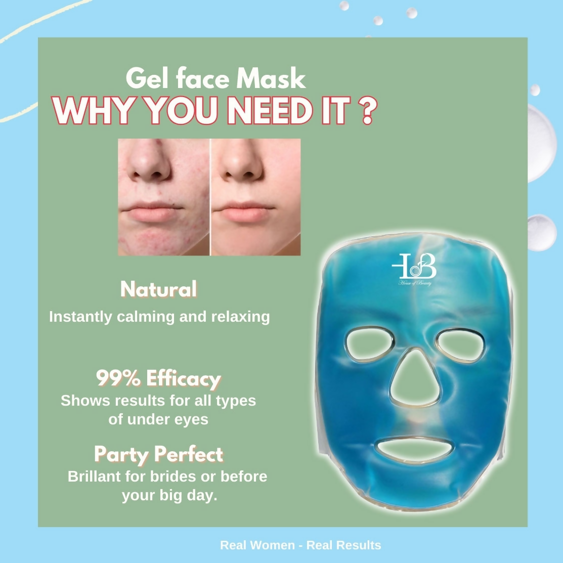 House of Beauty Gel Face Mask 