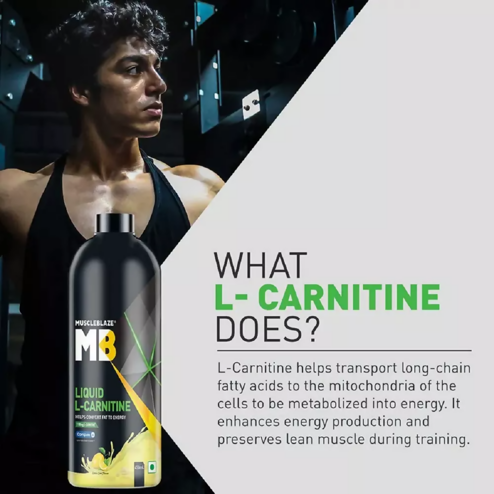 MuscleBlaze Liquid L Carnitine Lime 