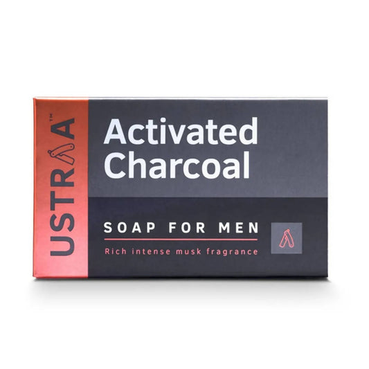 Ustraa Activated Charcoal Soap For Men  Grab2Buy Ustraa Grab2Buy