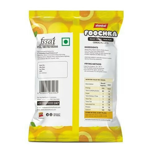 Shareat Foochka Ready To Fry - Pani Puri - Grab2buy