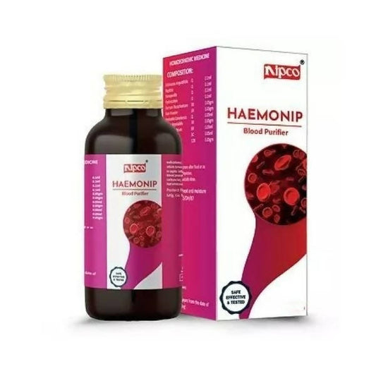 Nipco Homeopathy Haemonip Blood Purifier Syrup – Homeopathic Blood Purification & Skin Wellness Tonic 