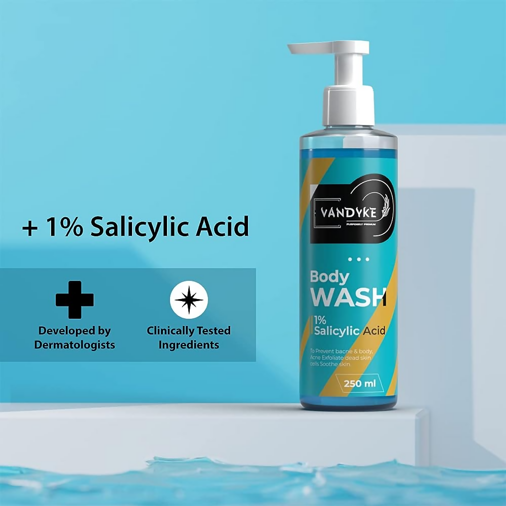 Vandyke Body Wash 1% Salicylic Acid  Grab2Buy Vandyke Grab2Buy