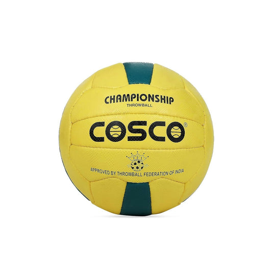 Cosco Rubber Throw Ball Size 5 (Yellow & Green) 