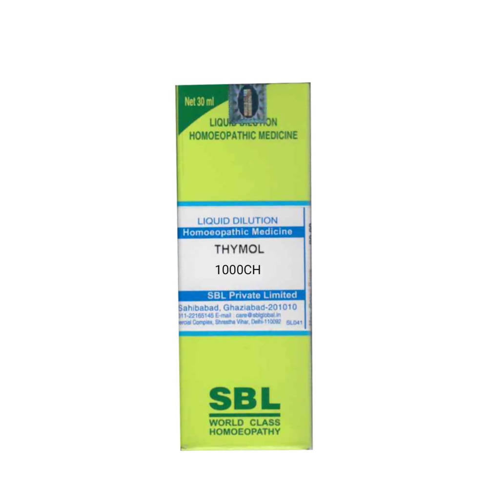 SBL Homeopathy Thymol Dilution - Limited Time Offer Genie India