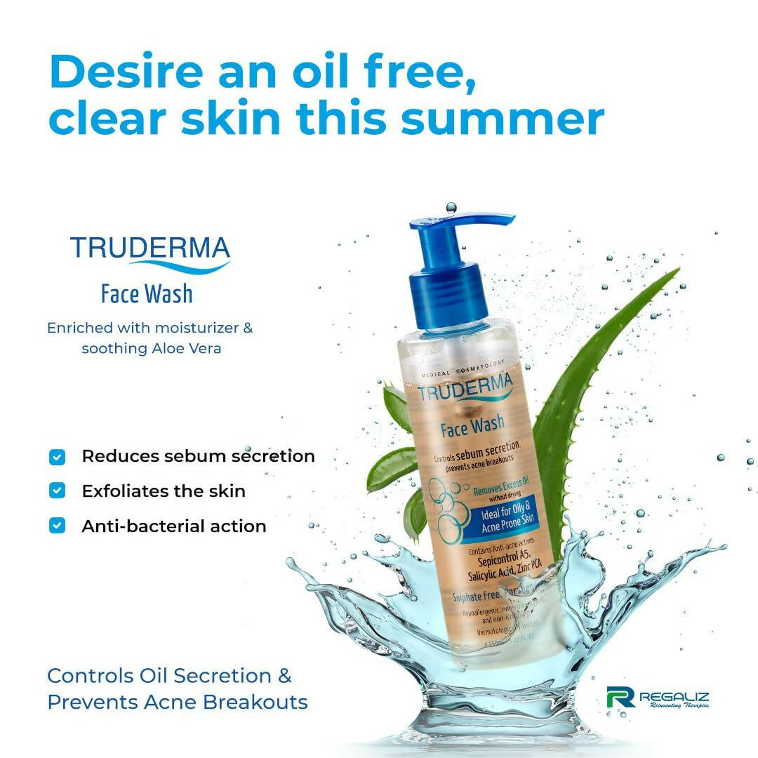 Truderma Face Wash for Oily & Acne Prone Skin  Grab2Buy Truderma Grab2Buy