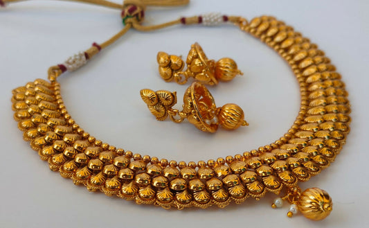 Designer Metallic Necklace Set - Grab2buy