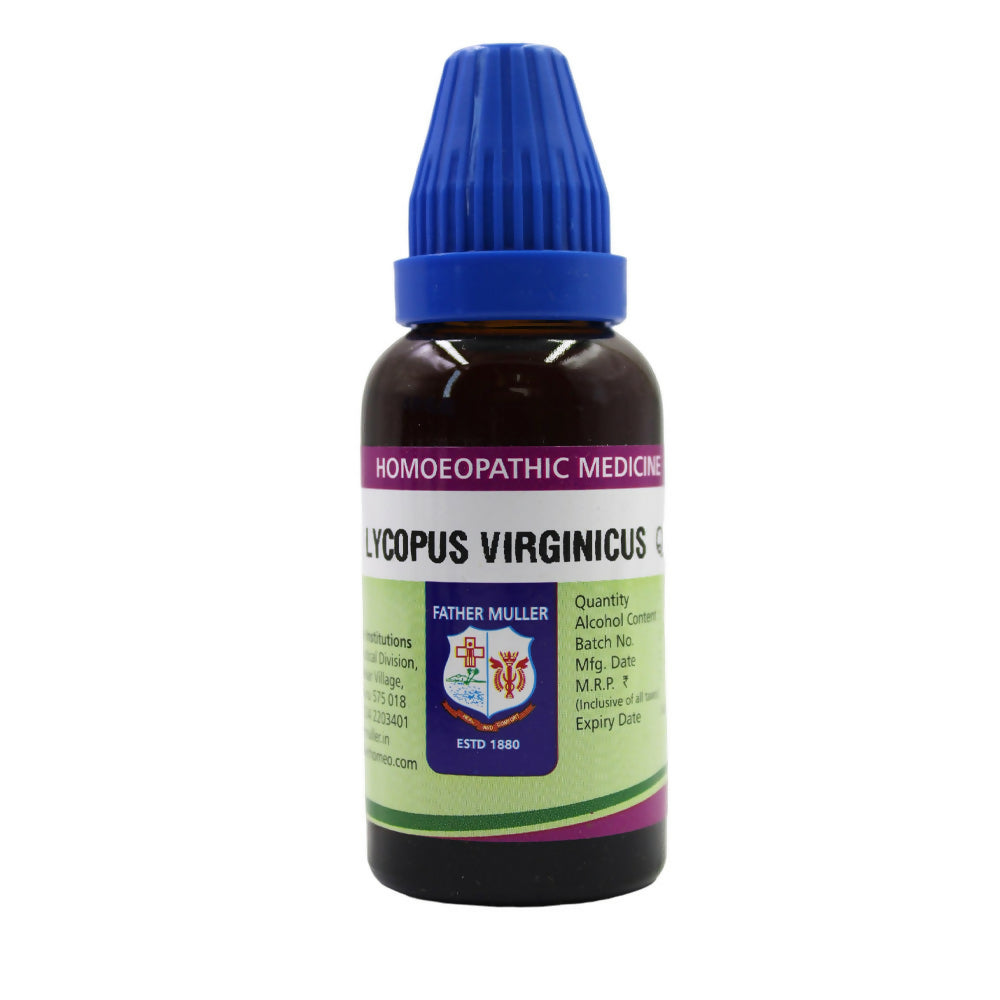 Father Muller Lycopus Virginicus Mother Tincture Q - Grab2buy