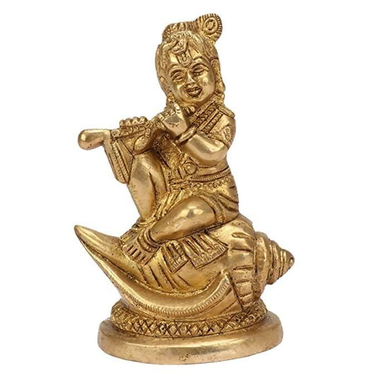 Artvarko Brass Bal Lord Krishna Bhagwan Idol - Grab2buy