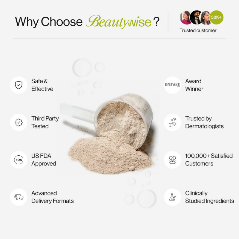 Beautywise Advanced Marine Collagen Peptides Powder - Lemon  Grab2Buy Beautywise Grab2Buy