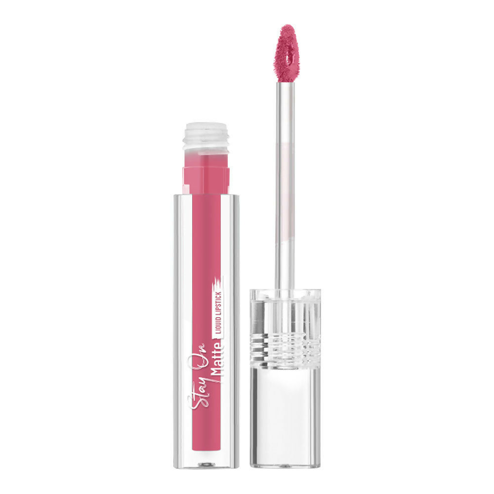 Swiss Beauty Stay On Matte Liquid Lipstick - 2 Supple Pink 
