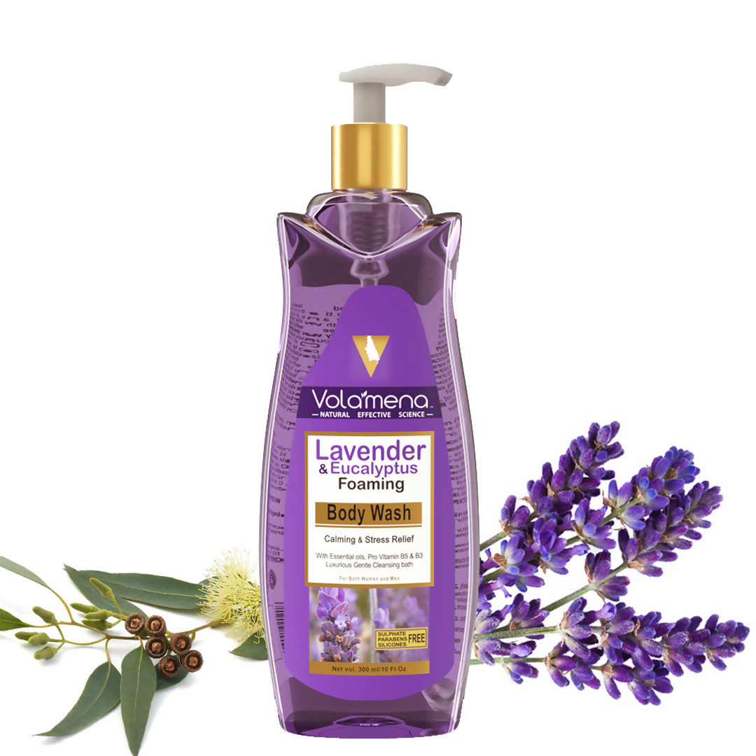 Volamena Lavender & Eucalyptus Foaming Body Wash  Grab2Buy Volamena Grab2Buy
