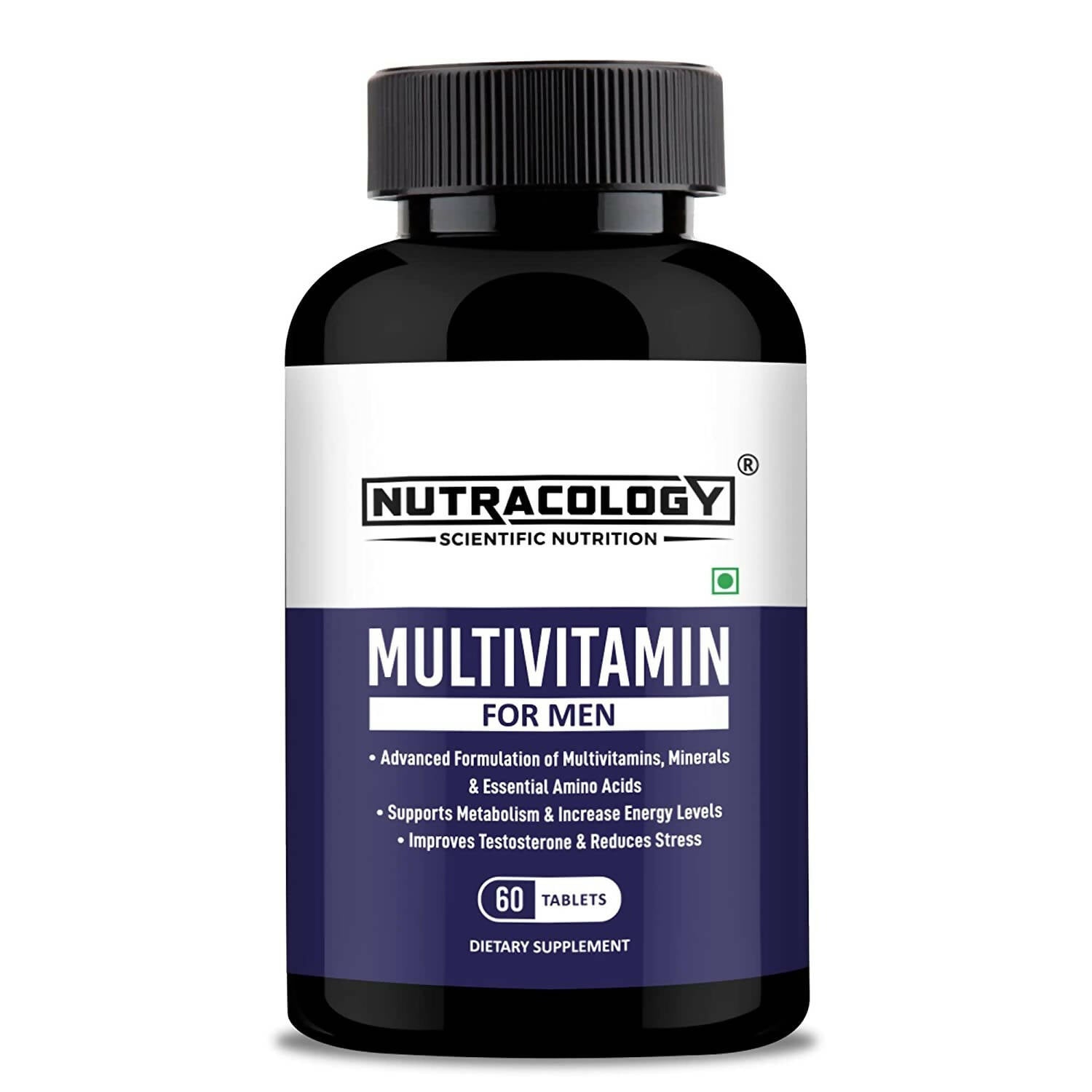 Nutracology Multivitamin for Men for Energy Strength & Stamina Tablets 