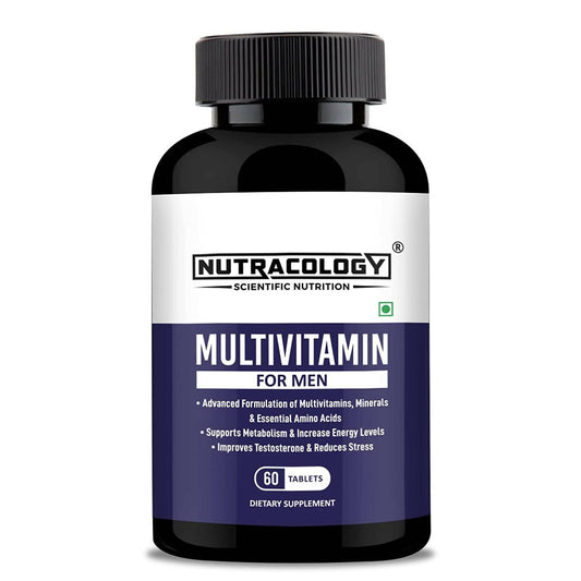 Nutracology Multivitamin for Men for Energy Strength & Stamina Tablets 