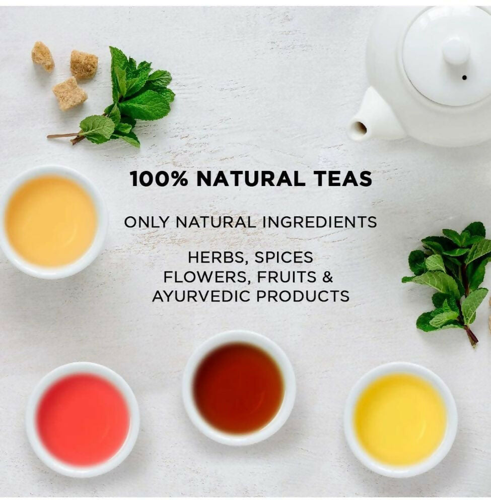 Shuddh Natural Calming Stress Relief Inside-Out Detox Shaanti Floral Tisane 