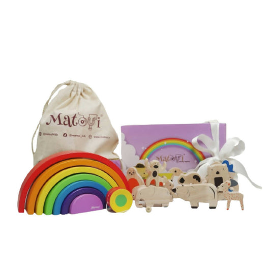 Matoyi Rainbow stacker & Animal stacker & Yoyo For Kids - Grab2buy