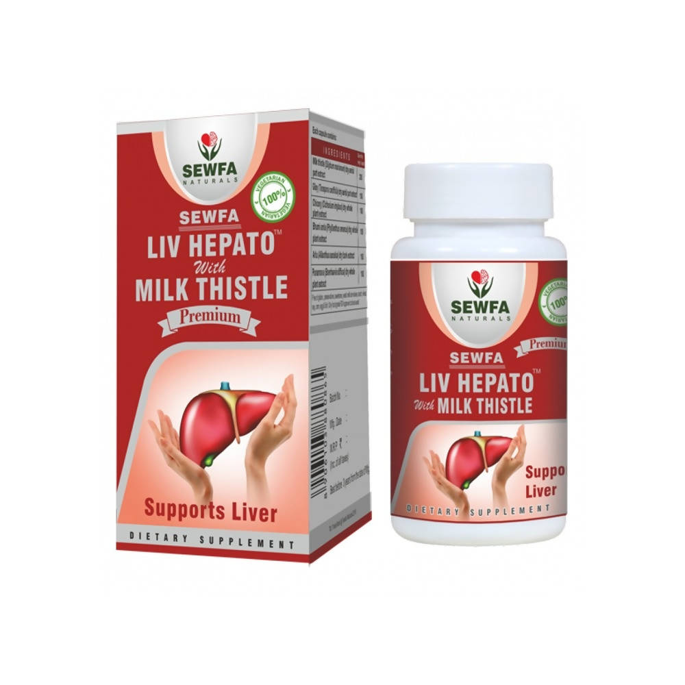 Sewfa Naturals Liv Hepato with Milk Thistle Capsules 