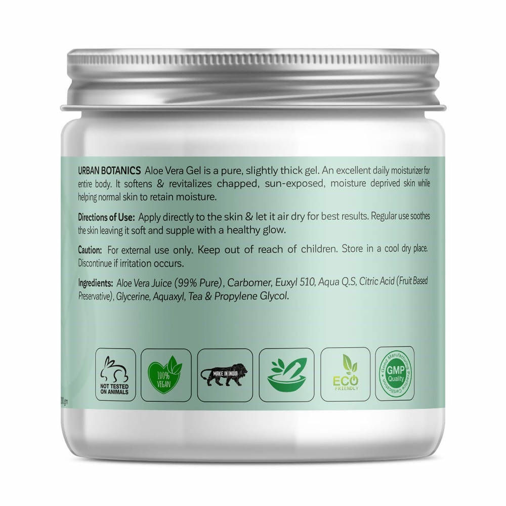 Urban Botanics Natural Care Pure Aloe Vera Gel  Grab2Buy Urban Botanics Grab2Buy