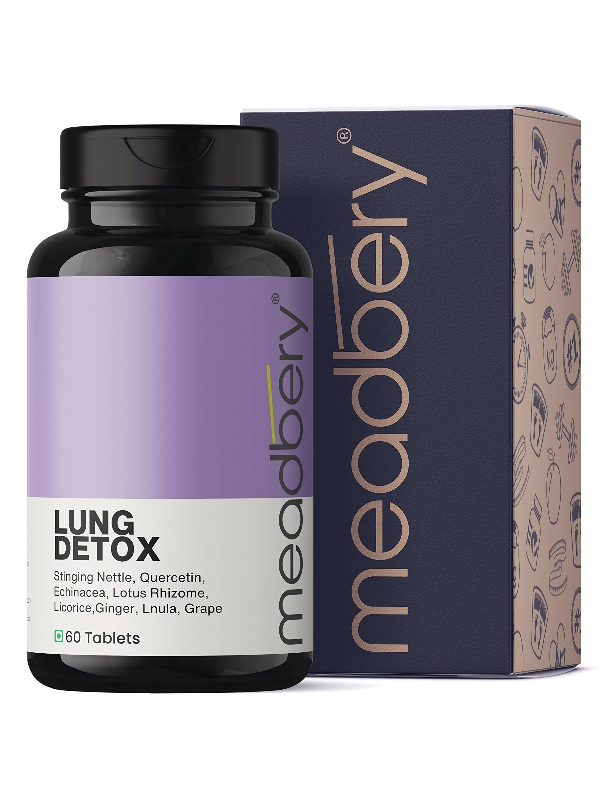Meadbery Lung Detox Tablets 