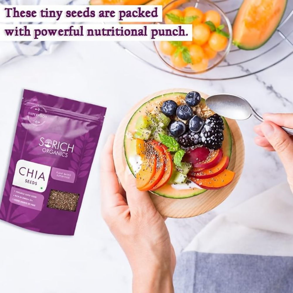 Sorich Organics Raw Chia Seeds and Flax Seeds