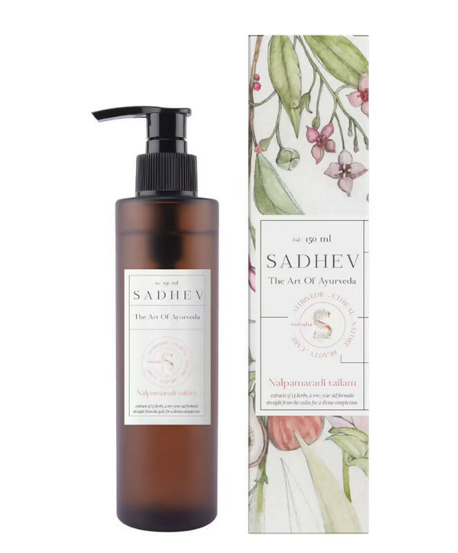 Sadhev Ayurvedic Brightening Nalpamaradi Tailam