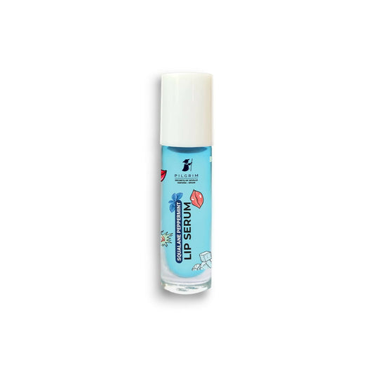 Pilgrim Spanish Lip Serum (Peppermint) with Roll-on For Visibly Plump Lips, Hydrating Lip Serum For Dark Lips - Grab2buy