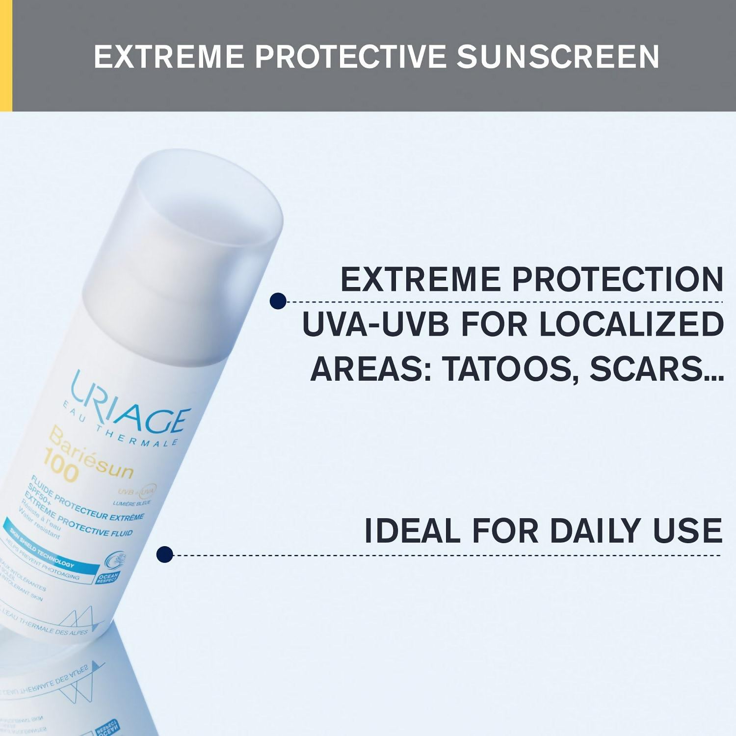 Uriage Bariesun 100 Extreme Protective Fluid SPF 50+  Grab2Buy Uriage Grab2Buy