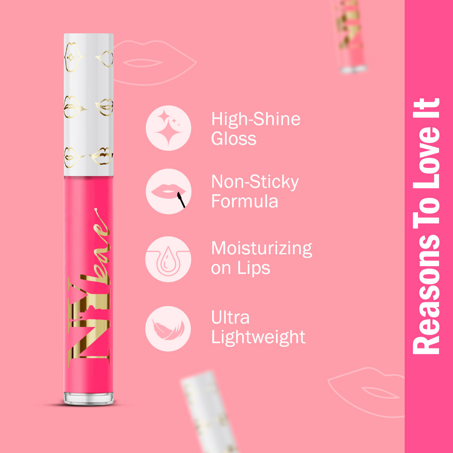 NY Bae Gloss Getter Lip Gloss - Pink Melon 02 