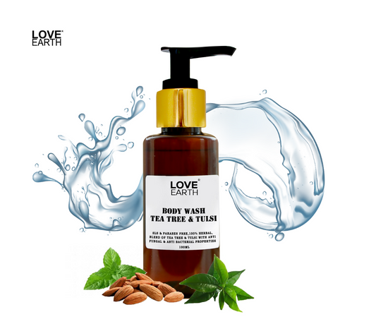 Love Earth Body Wash with Tea Tree & Tulsi - Grab2buy
