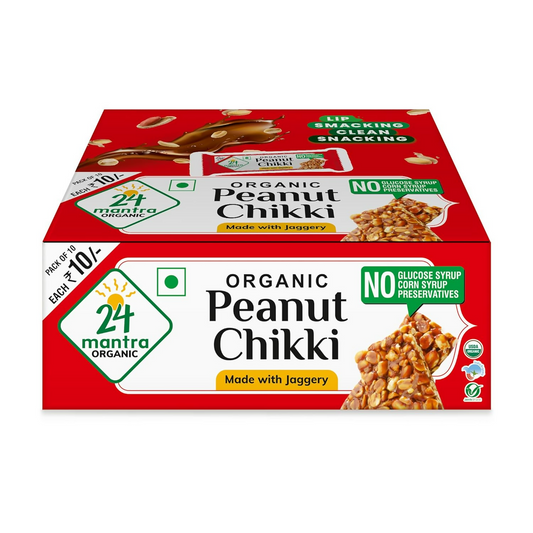 24 Mantra Organic Peanut Chikki 