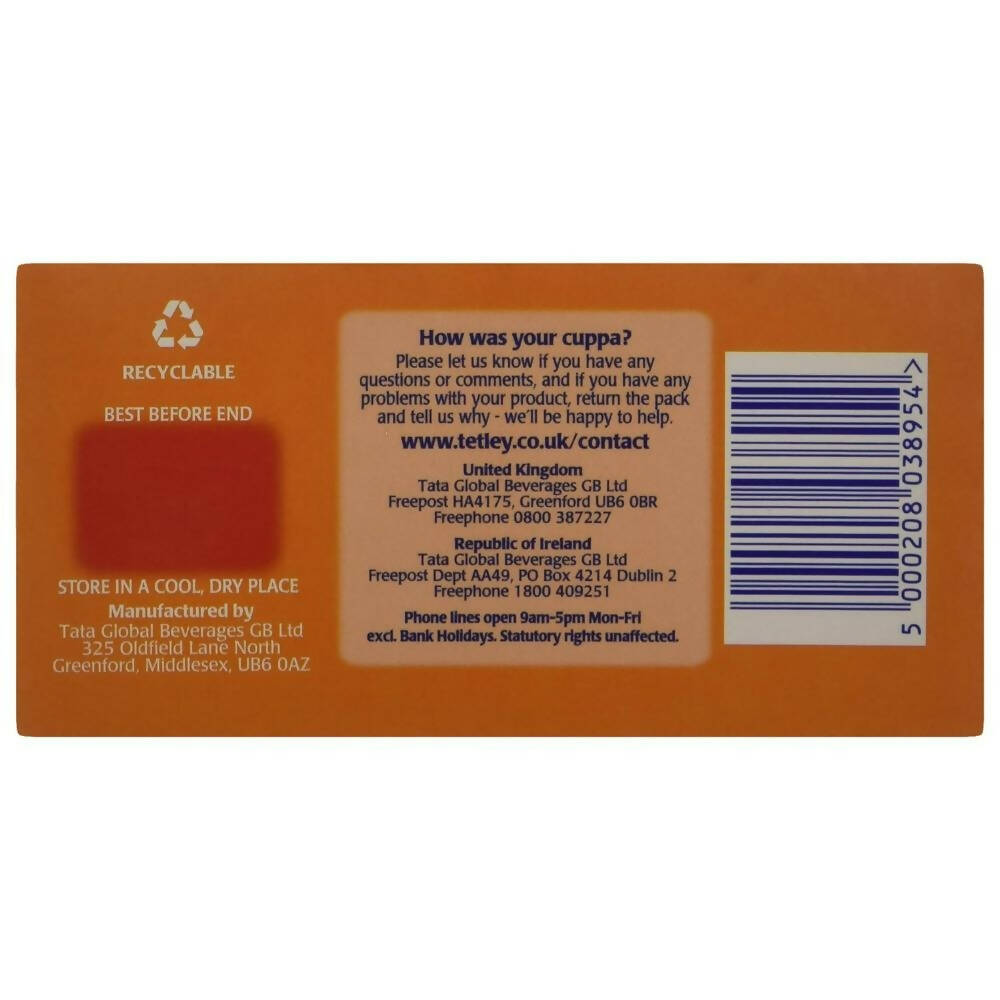Tetley Redbush Pure Great Test Tea Bags  Grab2Buy Tetley Grab2Buy