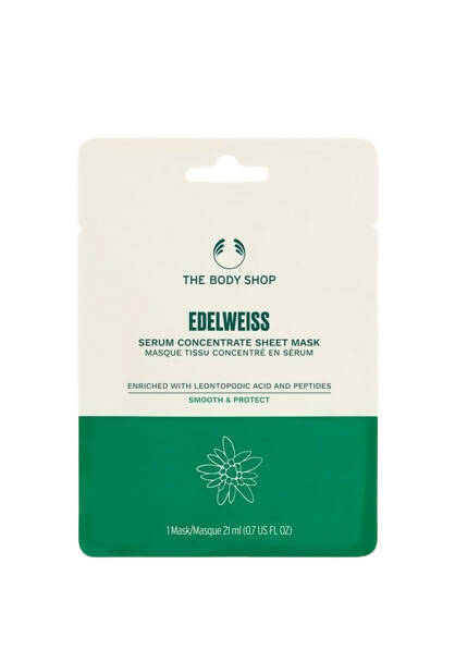 The Body Shop Edelweiss Serum Concentrate Sheet Mask  Grab2Buy The Body Shop Grab2Buy