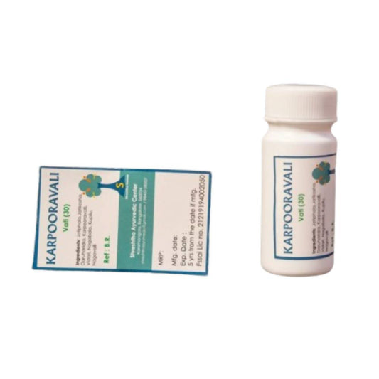 Shreshtha Herbals Karpooravalli Vati 
