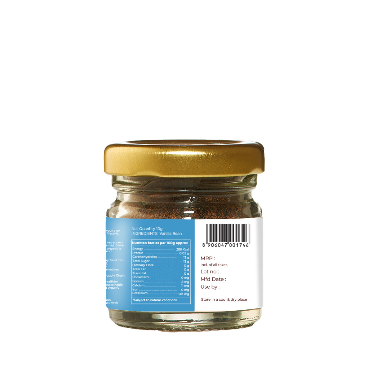 Pure & Sure Organic Vanilla Powder 